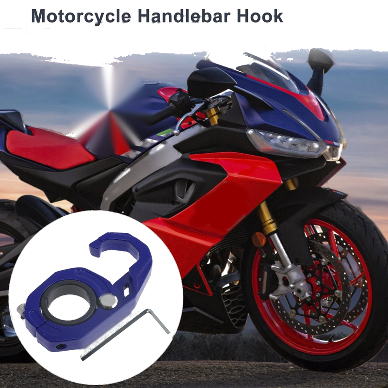 Scooters Motorcycle Hanging Hook / 1 Set / Hexagonal Aluminum Alloy Blue