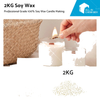 Candle Making - 100% Pure Natural Bulk Supplies 2KG Soy Wax