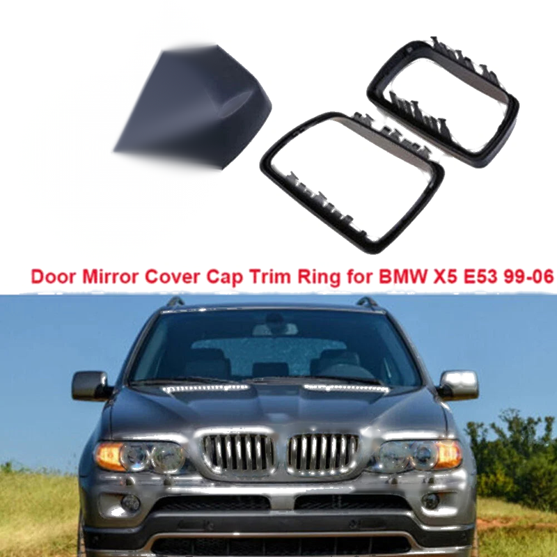 BMW E53 Wing Mirror Cover with LED Hole (1999–2006)