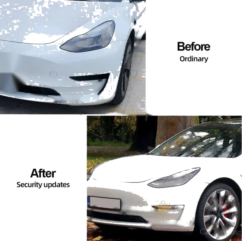 Tesla Model 3 2 x Front Left Right Side Fog Light DRL Lamp (2017–2023)