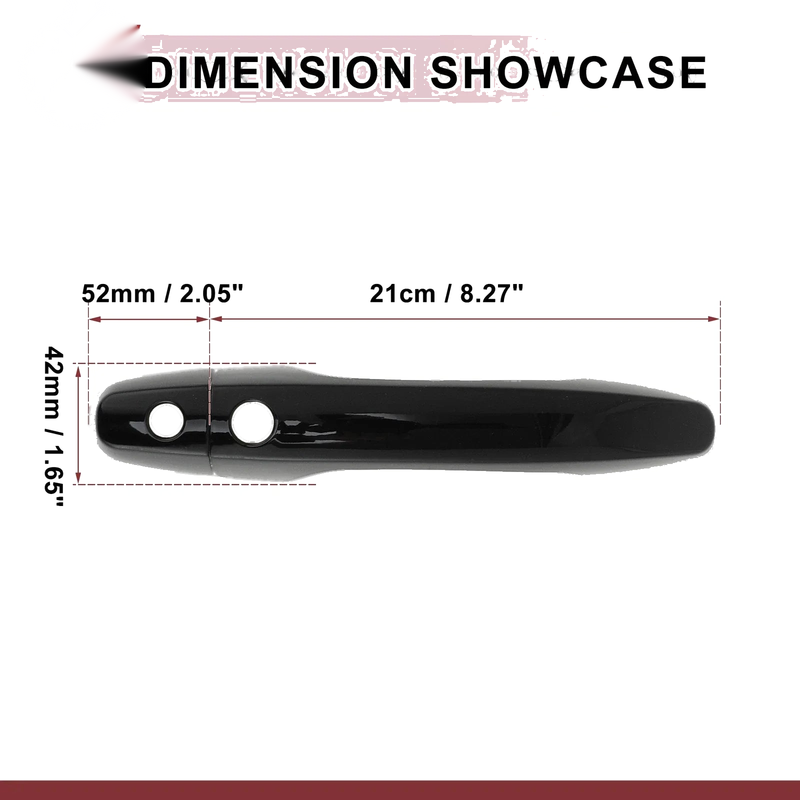 Honda CR-V (2012-2016) Gloss Black ABS Car Door Handle Cover Set