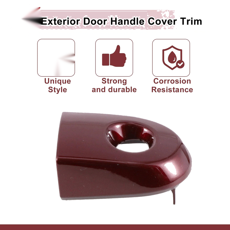 Nissan Versa Red Exterior Door Handle Cover Trim (2007-2012)