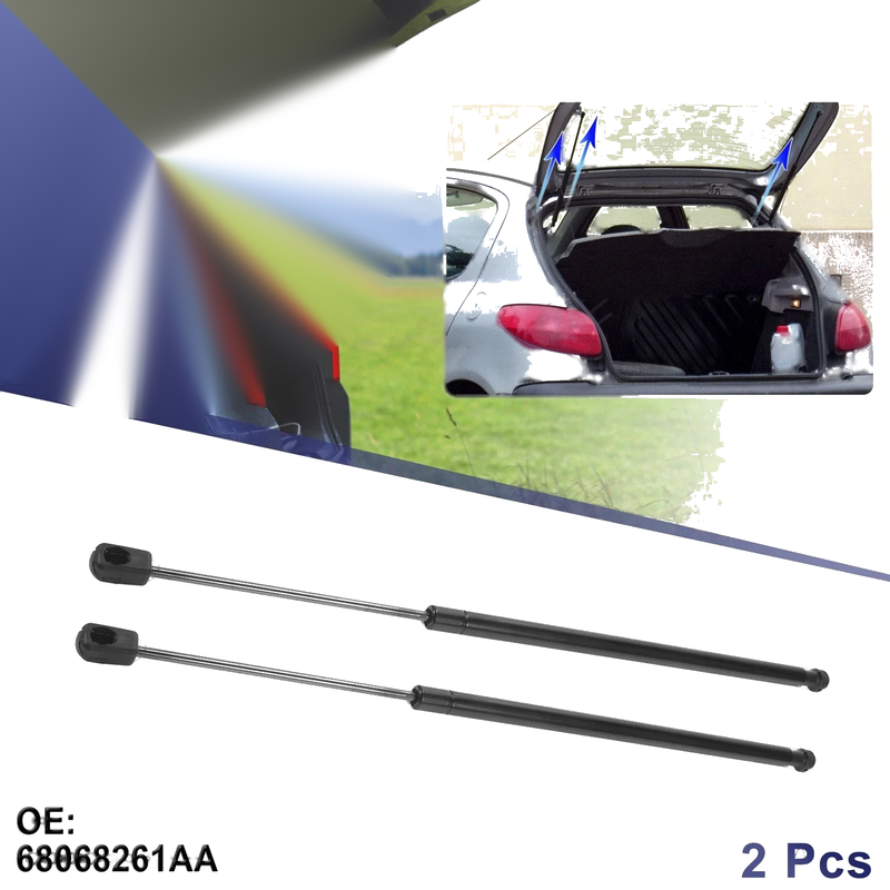 Jeep Wrangler JK Rear Hatch Lift Support Gas Struts (2011-2015)