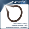 Toyota 4Runner, Pickup, Sienna Rear Crankshaft Oil Seal (1996-2023)