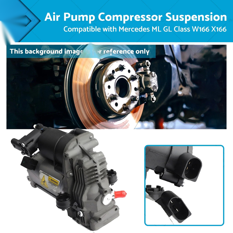 Mercedes ML GL Class W166 X166 Air Pump Compressor (2011-2016)