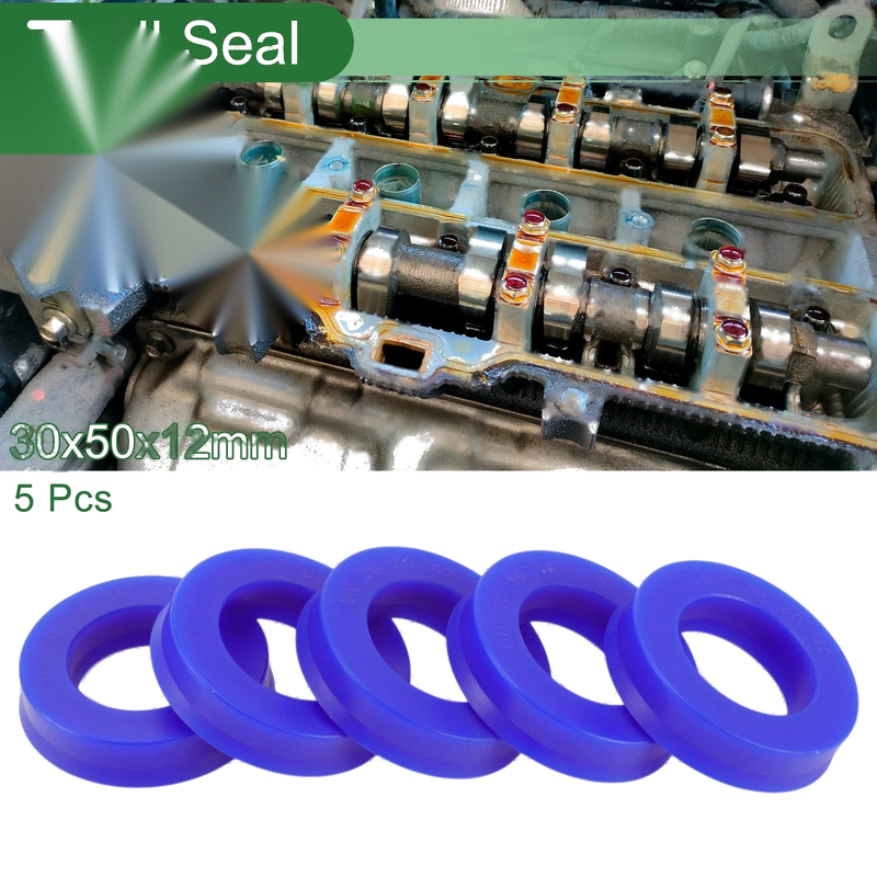 Car Oil Seal 30x50x12mm TPU Rotary Shaft Seal 5 Pcs