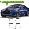 Chevy Malibu Cruze Chrome Silver Tone 4 Pcs Door Handle Cup Protector