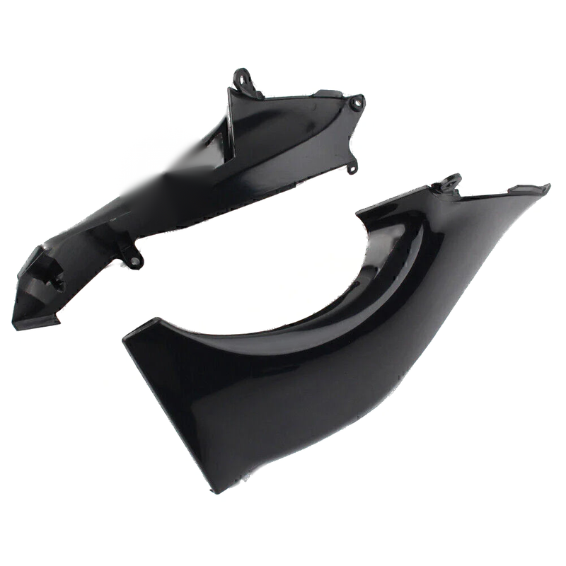 Kawasaki ZX12R Black ABS Air Duct Tube Covers (2000-2001)