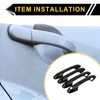 Toyota Tacoma 4 x Exterior Door Handle Covers Black (2016–2023)