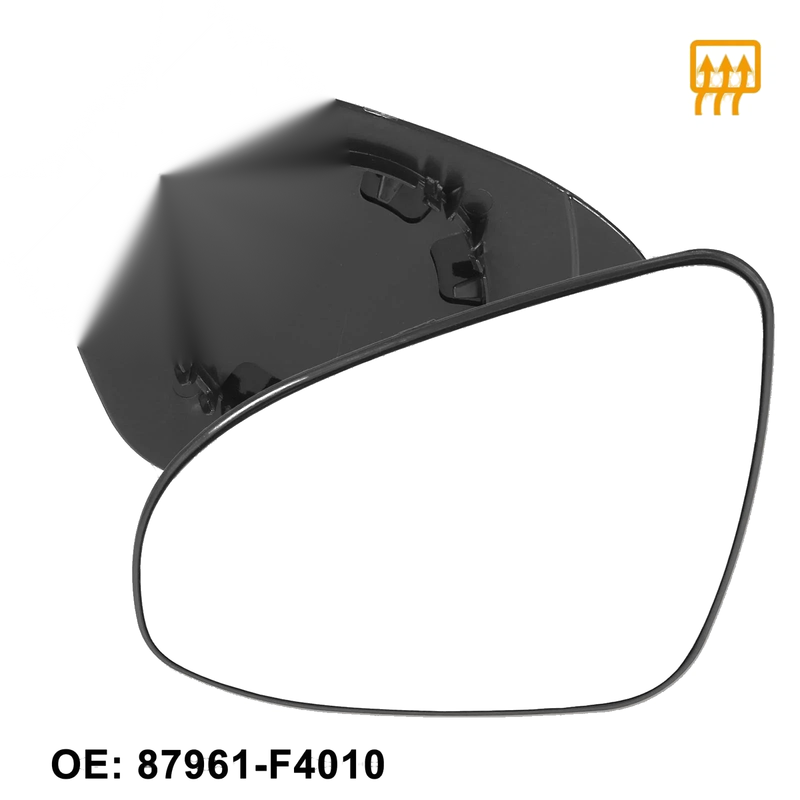 Toyota C-HR Left Side Heated Mirror Glass with Backing Plate