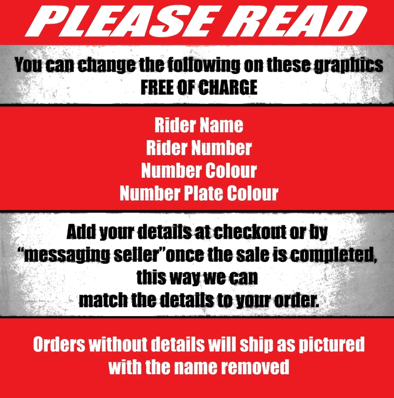 KTM 65 Custom Graphics Storm Style Full Sticker Kit (2009-2015)