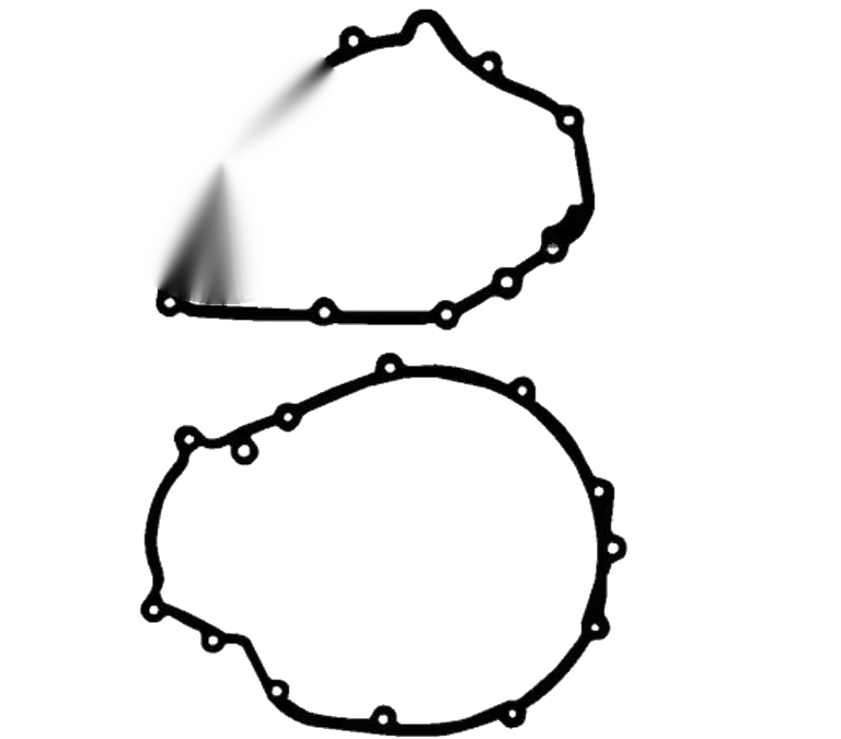 Kawasaki KLE500 KLE 500 Clutch/Stator Gasket (1991–1997)