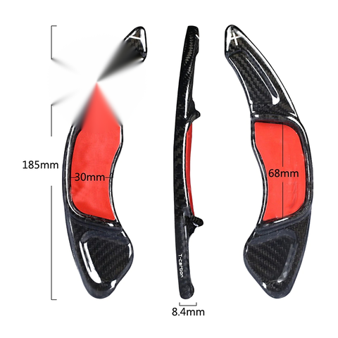 Golf 7 R-Line GTI 2 x Carbon Fiber Shift Paddle Extensions (2013-2020)