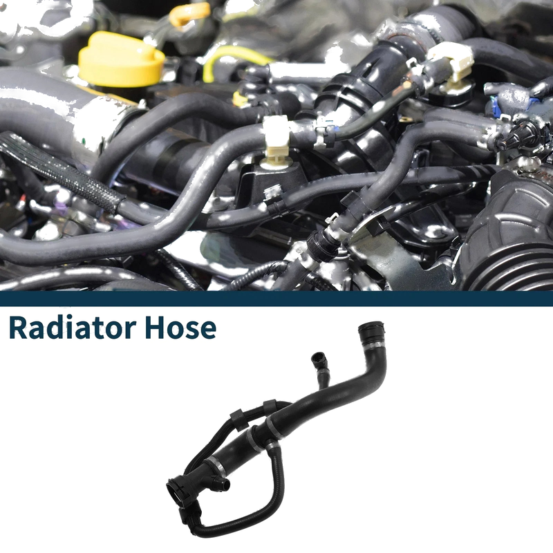 BMW 1 Series Radiator Hose 1Pc Rubber Coolant Pipe Black