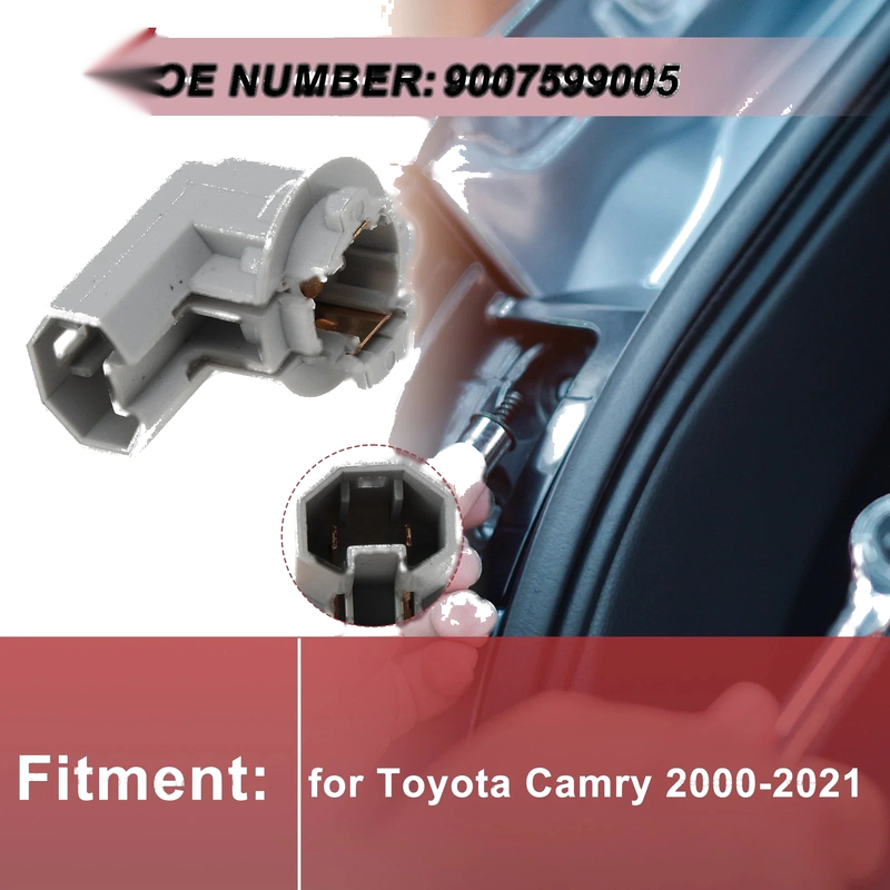 Toyota Camry 1 Pc License Plate Light Socket (2000–2021)