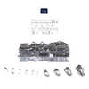 Wire Rope Cable Thimbles 250 Pcs Crimping Loop Sleeve Assortment Kit