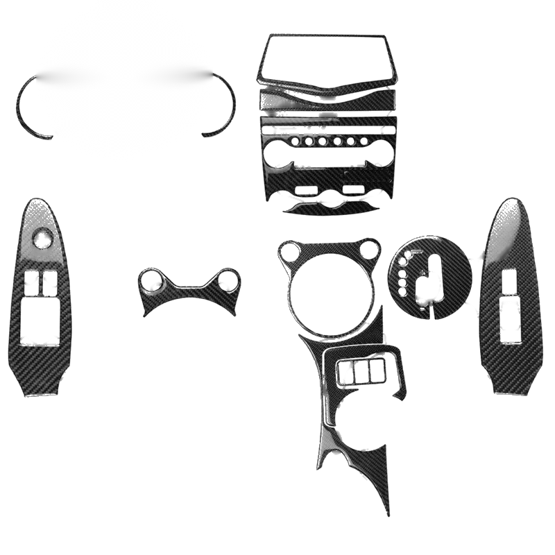 Nissan 370Z Z34 2009+ Real Carbon Fiber Full Set Interior Cover Trim Kit