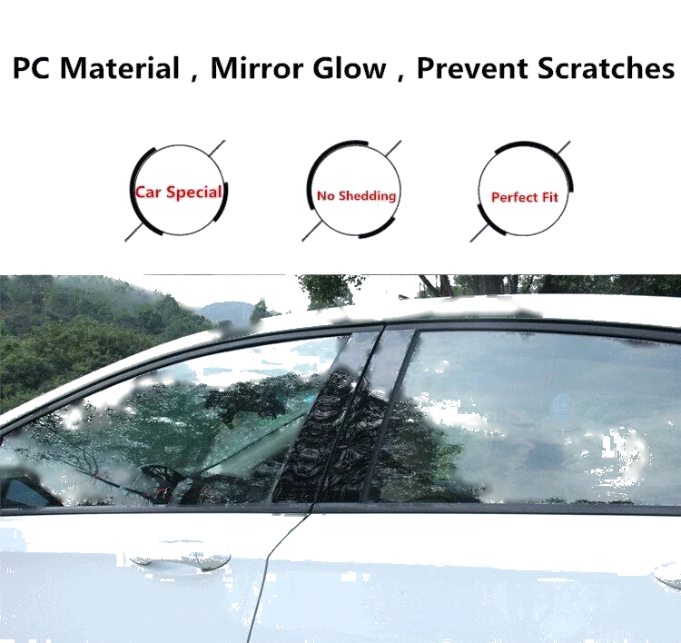 Nissan X-Trail Rogue 8 x Pillar Posts Door Trim Cover (2014–2020)