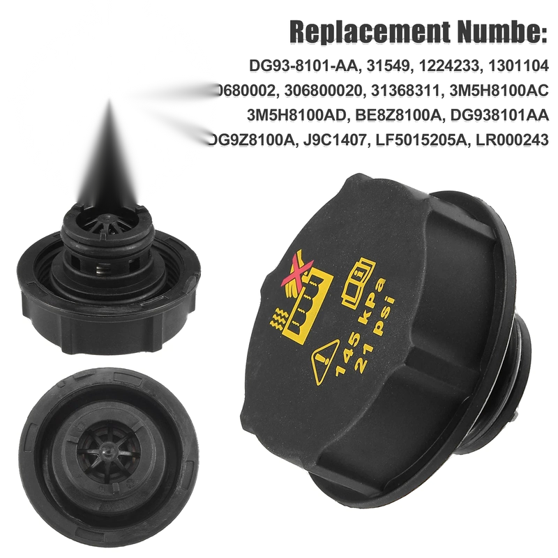 Ford C-Max Engine Coolant Reservoir Cap (2010-2019)