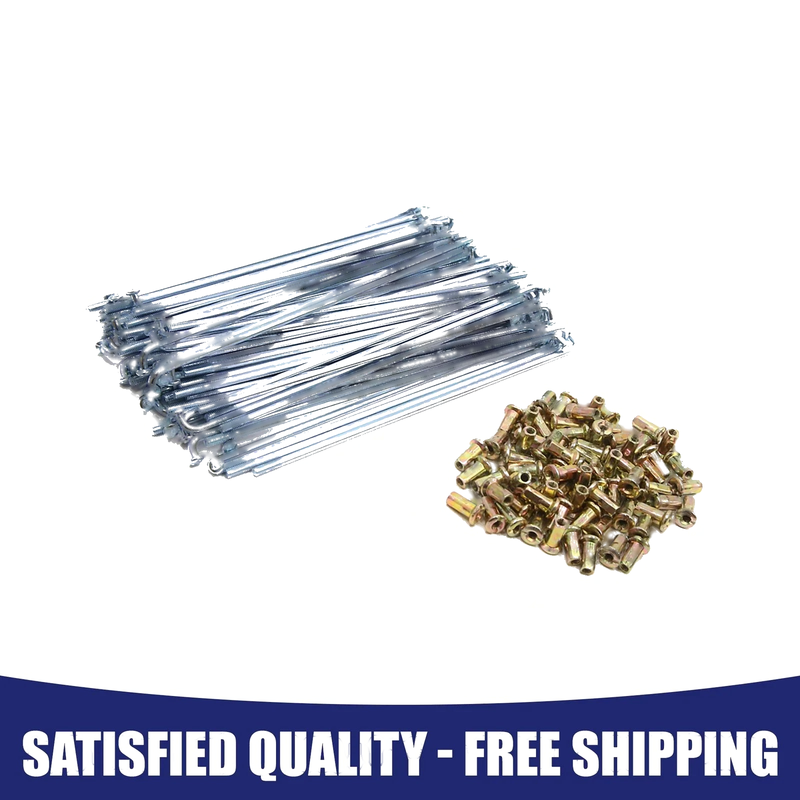 Motorcycle 3mm Thread 160mm Wheel Spokes with Nipples