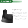 Mitsubishi Outlander Mud Flaps Splash Guards 1 Set (2003-2006)