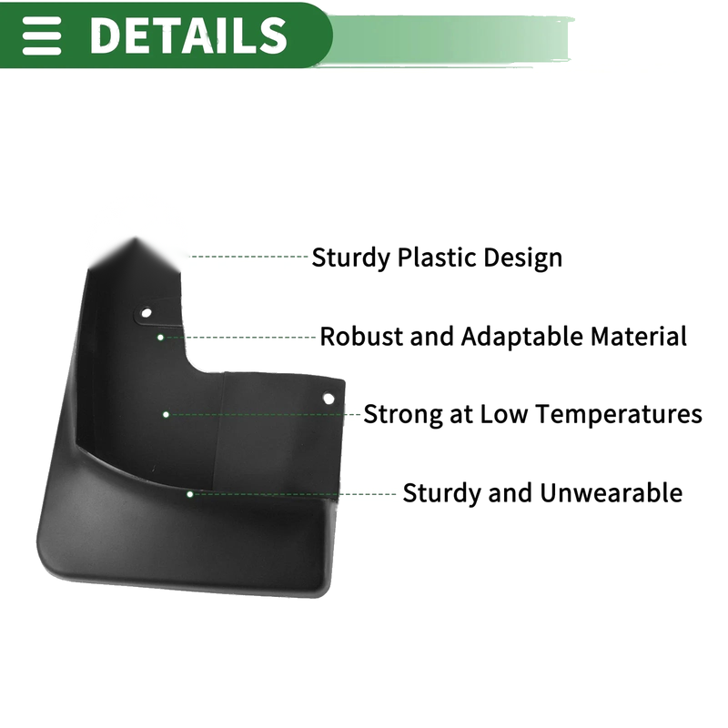 Mitsubishi Outlander Mud Flaps Splash Guards 1 Set (2003-2006)