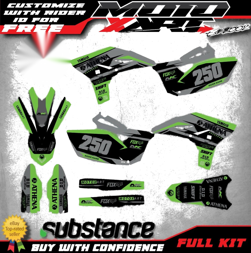YZF 250 YZ 250F Yamaha Graphics Kit (2010-2013)