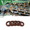 Oil Seal 18x26x4.5mm Seal Ring Rotary Shaft Seal FKM Rubber 5 Pcs
