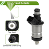 Honda Civic EX 1.6 (1999-2000) 1 Pc Black Fuel Injector