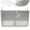 Suzuki GSX-S GSXS 750 Silver Radiator Grille Guard Cover (2015-2022)