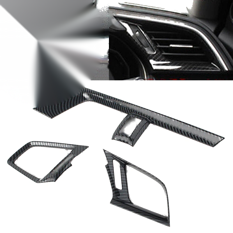Honda Civic Carbon Fiber Dashboard Air Vent Cover (2016-2020)