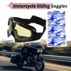 1 x Set Motorcycle Riding Goggles Yellow Lens Black Frame PC Cycling Sunglasses