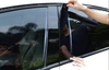 Ford Focus 6x PC Glossy Black Window Center BC Pillar Cover (2012–2018)
