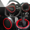 BMW MINI Cooper F55 F56 11pcs Red Dashboard Ring Covers (2014-2023)