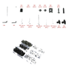 Motorcycle 198 PCS Silver Fairing Screws & Clamps