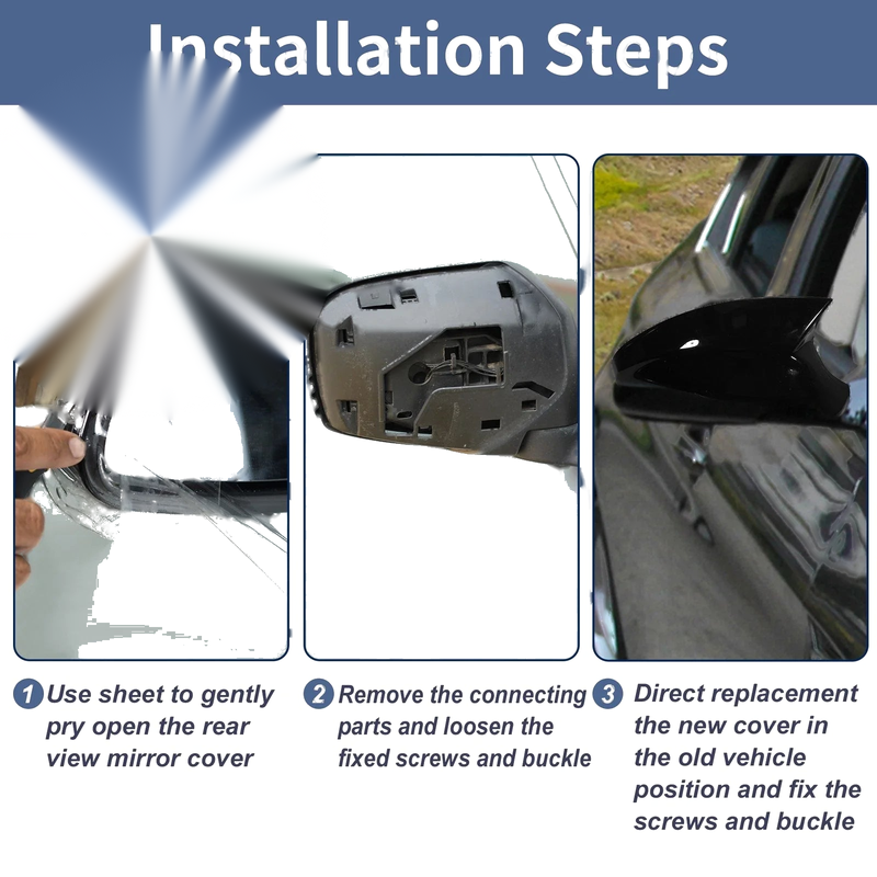 BMW 1 Series E81 E82 E87 E88 Mirror Cover Gray Replacement (2004 - 2010)