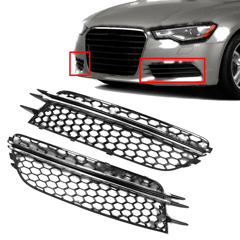 Audi A6 C7 Sedan Fog Light Grille (2012-2015)