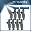 BMW 540i Base Fuel Injector 4.4L 8 Pcs (1999 - 2003)