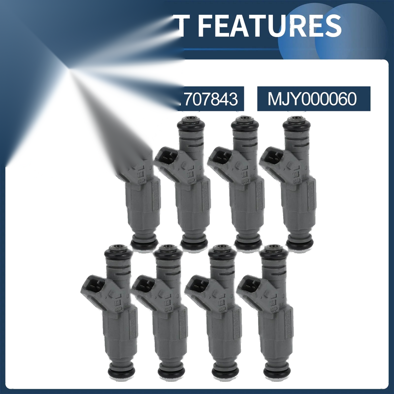 BMW 540i Base Fuel Injector 4.4L 8 Pcs (1999 - 2003)