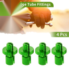 Motorcycle Cable Adjuster Screw 4x Aluminum Green