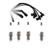 Kia Rio JB 1.4L Hatchback Spark Plugs & Ignition Lead Set (2006-2011)