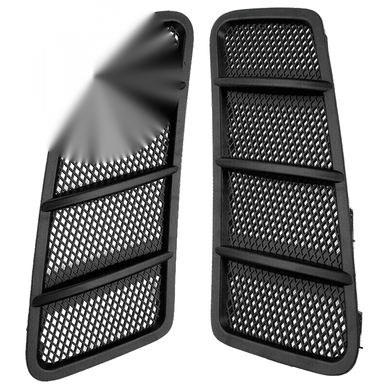 Mercedes W166 ML GL Class Left & Right Hood Air Vent Grille Covers (2012-2015)