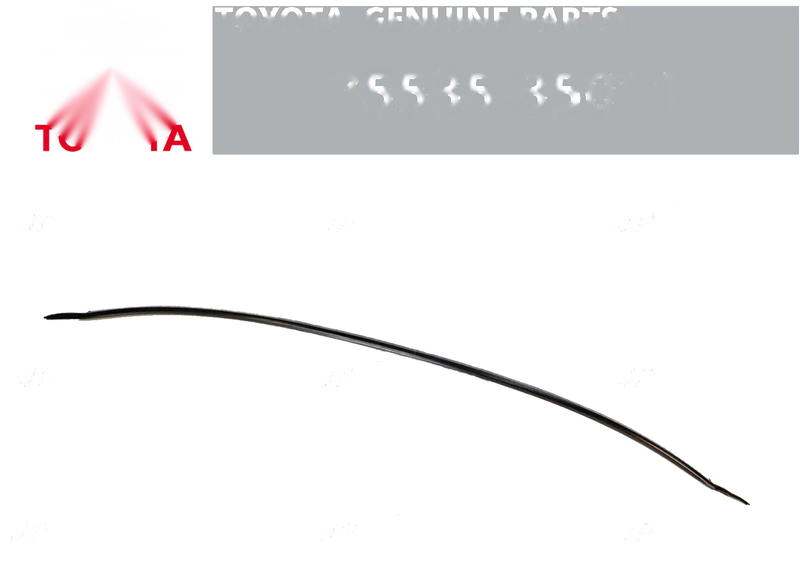Toyota FJ Cruiser Outside Lower Windshield Molding (2007–2014)