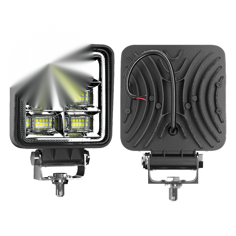 Car 4 Inch Square / 144W 48LED / Work Light