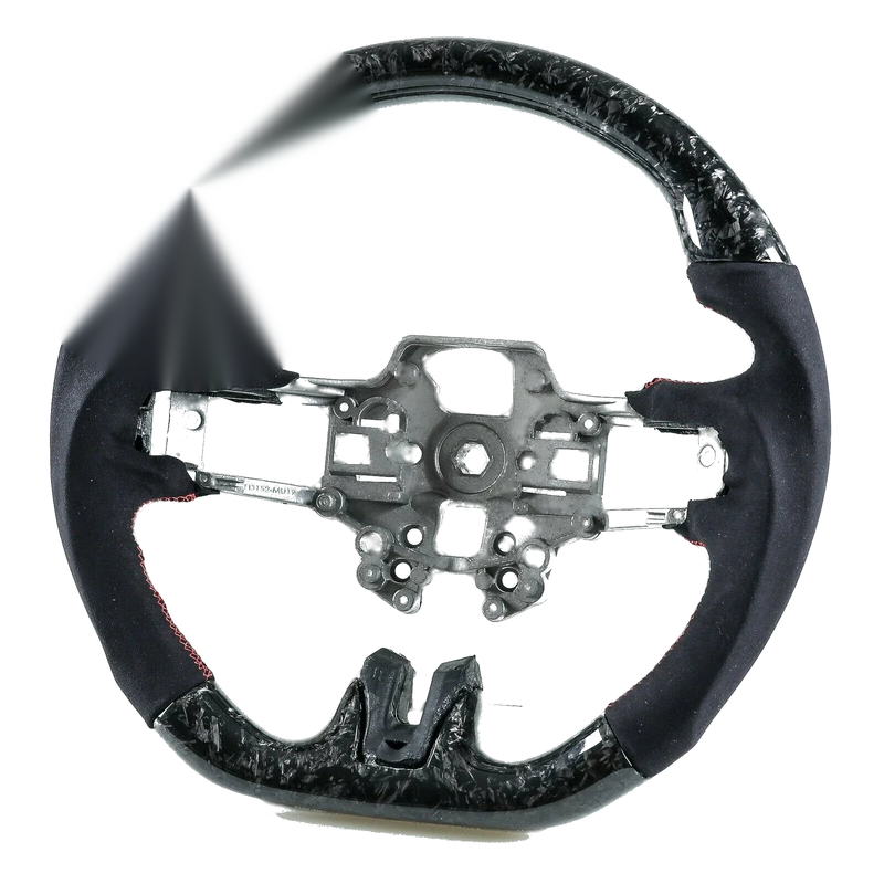 Ford Mustang Forged Carbon Fiber Steering Wheel Suede (2019-2022)