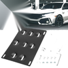 Toyota Yaris Front Bumper Tow Hook License Plate Bracket Holder Set
