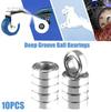Car Deep Groove Ball Bearings 10 x 7x13x4mm / Double Metal Shield MR137ZZ /