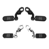 Harley Touring 1 1/4" Short Angled Highway Engine Guard Footpegs (2009-2023)