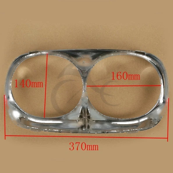 Harley Road Glide Headlight Bezel Scowl Outer Fairing Extension (98-13)
