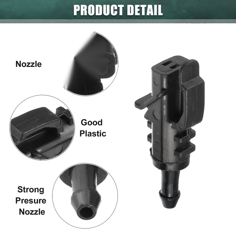 Kia Cadenza Windshield Wiper Washer Nozzle Spray Jets (2014-2019)